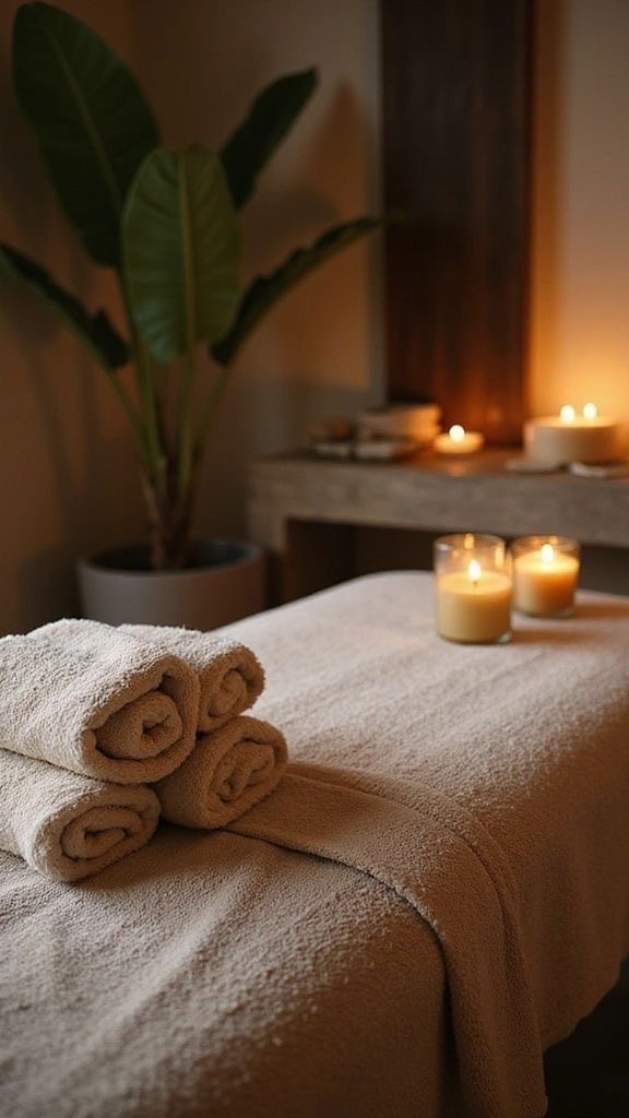 Massagem relaxante para os noivos após fechar a conta do casamento