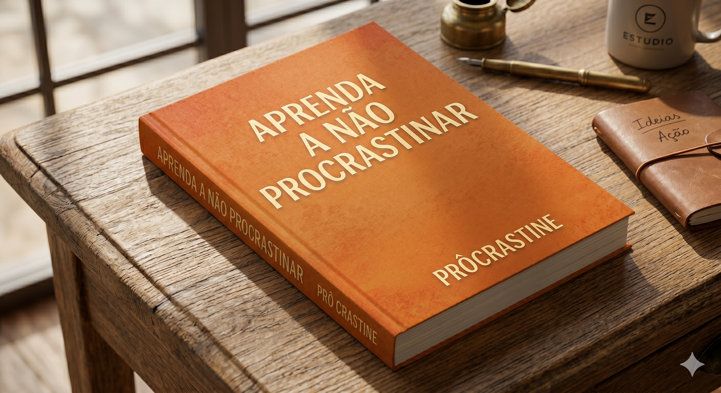 Livro de auto ajuda para os noivos aprenderem a não procrastinar